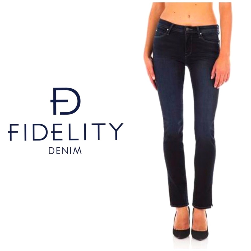 Fidelity Jeans Stevie Mid-Rise Skinny Chicago Blue 29